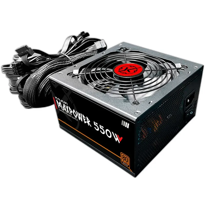 FONTE ATX 550W 80+ BRONZE PRETO KALKAN